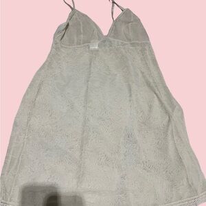 H&M Cream Lace Slip Dress